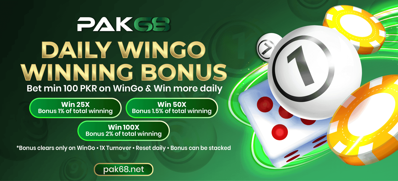 Daily Wingo Winnings - Play Daily WinGo and win up to 100,000 PKR!