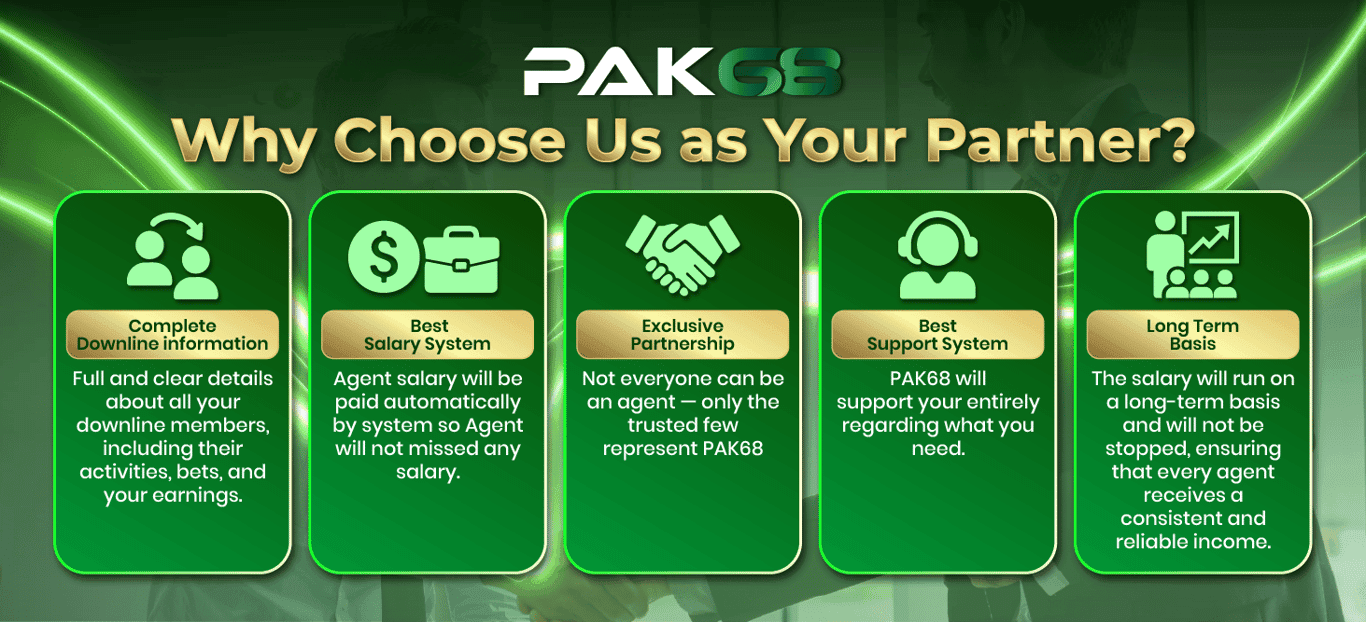 Why Choose PAK68 - Discover our benefits, features, and exclusive rewards!