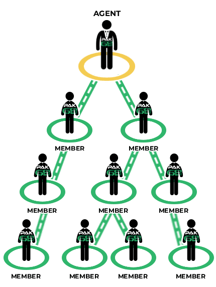 Agent Pyramid Structure