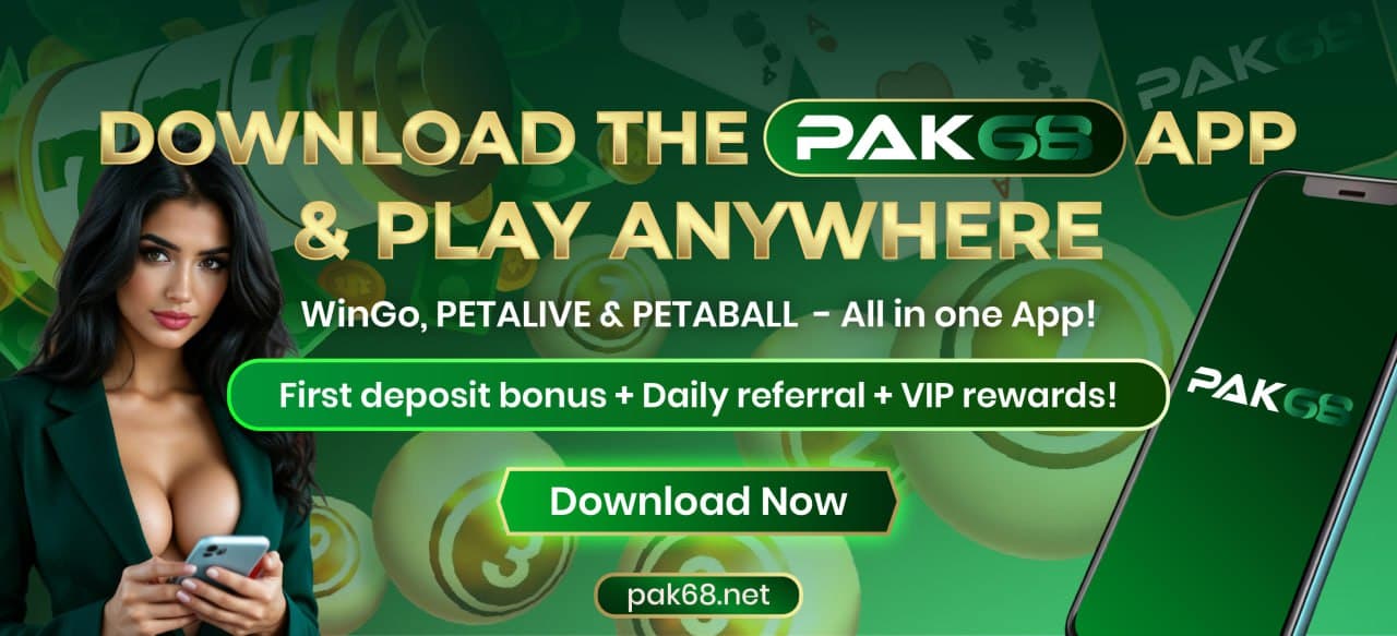 Download PAK68 App - Get the mobile app for gaming on the go